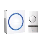 Solight bezdrátový zvonek, do zásuvky, 120m, bílý