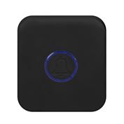 Solight bezdrátový zvonek bezbateriový, do zásuvky, 150m, černý, learning code