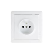Solight zásuvka Slim, bílá