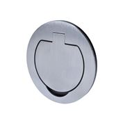 Solight vestavná podlahová zásuvka, IP55, kulaté víčko