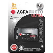 AgfaPhoto Ultra alkalická baterie 9V, blistr 1ks