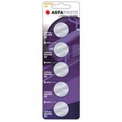 AgfaPhoto knoflíková lithiová baterie CR2450, blistr 5ks