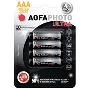 AgfaPhoto Ultra alkalická baterie LR03/AAA, 4ks