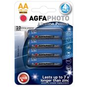 AgfaPhoto Power alkalická baterie LR06/AA, blistr 4ks