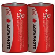 AgfaPhoto zinková baterie R20/D, shrink 2ks