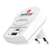SKROSS USB A+C nabíjecí adaptér EU, 27W, typ C