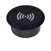 Solight bezdrátová 15W vestavná nabíječka, černá