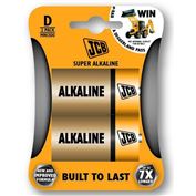 JCB SUPER alkalická baterie LR20, blistr 2 ks