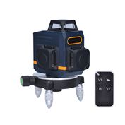 Solight laserová vodováha 12 linií, 360°, zelený laser