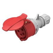 Solight zásuvka přímá, 5-pólová, 400v/16A, IP44