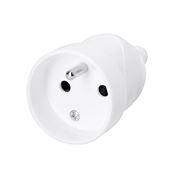 Solight zásuvka přímá, IP20, bílá