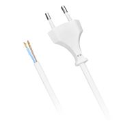 Solight flexo šňůra, 2x 0,75mm2, bílá, plochá, 3m