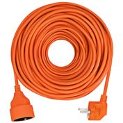 Solight prodlužovací přívod - spojka, 1 zásuvka, 20m, 3 x 1,5mm2, oranžová
