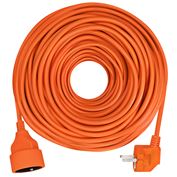 Solight prodlužovací přívod - spojka, 1 zásuvka, 25m, 3 x 1,5mm2, oranžová