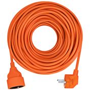 Solight 1z prodlužovací přívod - spojka, 15m, 3 x 1,5mm2, oranžová