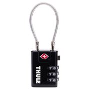 Thule TSA zámek s ocelovým lankem TSAL101 - černý