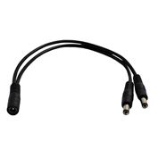 Solight napájecí konektor pro LED pásy, 5,5mm, rozbočka, 1x zdířka - 2x konektor, sáček 1 pár