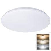 Solight LED stropní světlo Plain, 3CCT, 36W, 2520lm, 3000K, 4000K, 6000K, kulaté, 45cm