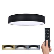 Solight LED osvětlení s dálkový ovladačem LECCE, 36W, 2300lm, 30cm, změna chromatičnosti, stmívatelné, černá