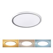 Solight LED osvětlení Acate s ochranou proti vlhkosti, IP54, 18W, 1620lm, 3CCT, 22cm, stříbrná