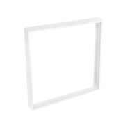 Solight hliníkový bílý rám pro instalace 595x595mm LED panelů na stropy a zdi, výška 68mm, bez šroubový
