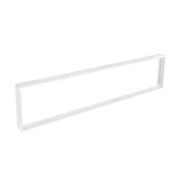 Solight hliníkový bílý rám pro instalace 295x1195mm LED panelů na stropy a zdi, výška 68mm, bezšroubový
