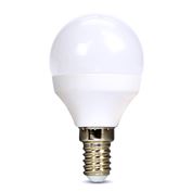 Solight LED žárovka, miniglobe, 8W, E14, 4000K, 720lm, bílé provedení