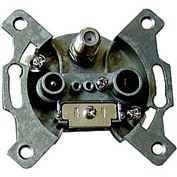 Solight účastnická zásuvka koncová se SAT, útlum: 3dB