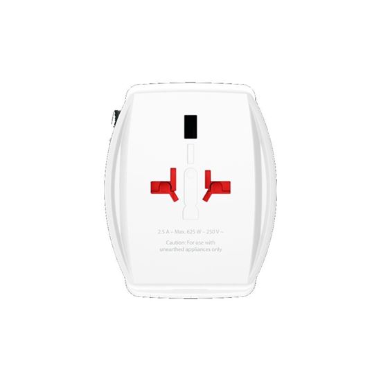 SKROSS Cestovní adaptér MUV USB AC30PD, univerzální, neuzemněný, USB A+C 30W