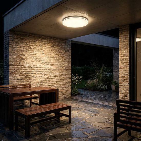 Solight LED osvětlení Corato s nastavitelnou wattáží a CCT, IP54, 21-32-42W, max. 4200lm, 3CCT, 48cm
