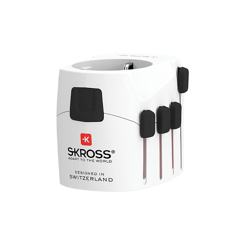 SKROSS cestovní adaptér PRO, univerzální, uzemněný