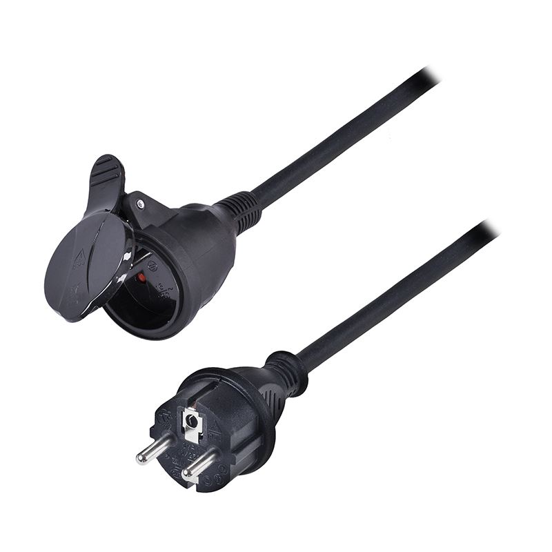 Solight prodlužovací přívod 10m, 1 zásuvka IP44, 3 x 2.5mm2, kabel guma-neopren H07RN-F