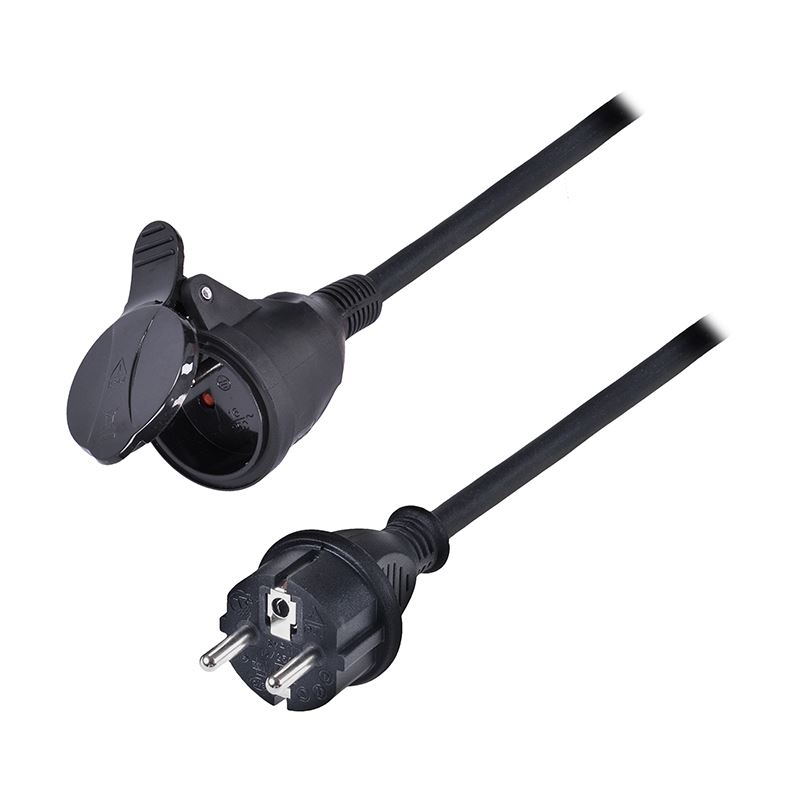 Solight prodlužovací přívod 15m, 1 zásuvka IP44, 3 x 2.5mm2, kabel guma-neopren H07RN-F