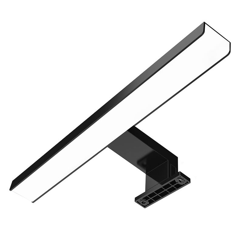 Solight LED koupelnové osvětlení nad zrcadlo 3v1, 7W, 455lm, 4000K, IP44, 40cm, černá