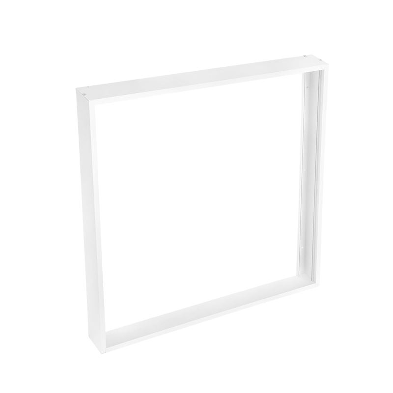 Solight hliníkový bílý rám pro instalace 595x595mm LED panelů na stropy a zdi, výška 68mm, bez šroubový